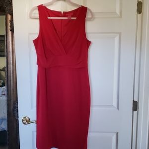 Perfect holiday dress. DeepRed dress. Sunny leigh.